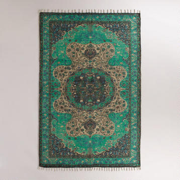 499689_5X8 SOHA PRNTED BL BLK PERSIAN